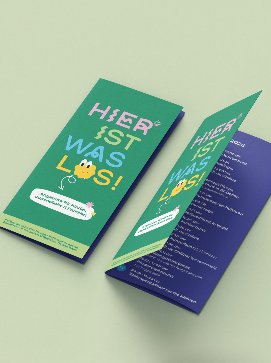 FLYER . HIER IST WAS LOS! 